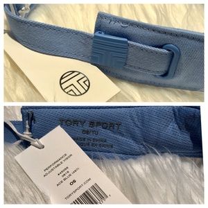 Tory Burch Accessories - TORY SPORT Blue Canvas Adjustable Sun Visor NWT Tory Burch Accessories - TORY SPORT Blue Canvas Adjustable Sun Visor NWT